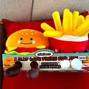 Mimicoco I Only Have Fries for You weighted snug besties. For 3+ years old